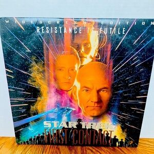 Star Trek First Contact Movie Laderdisc Works Widescreen Paramount